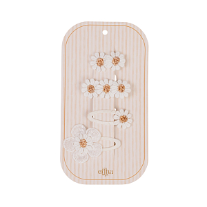 Набор заколок Mrs. Ertha "Blossom Spring", весенние ромашки